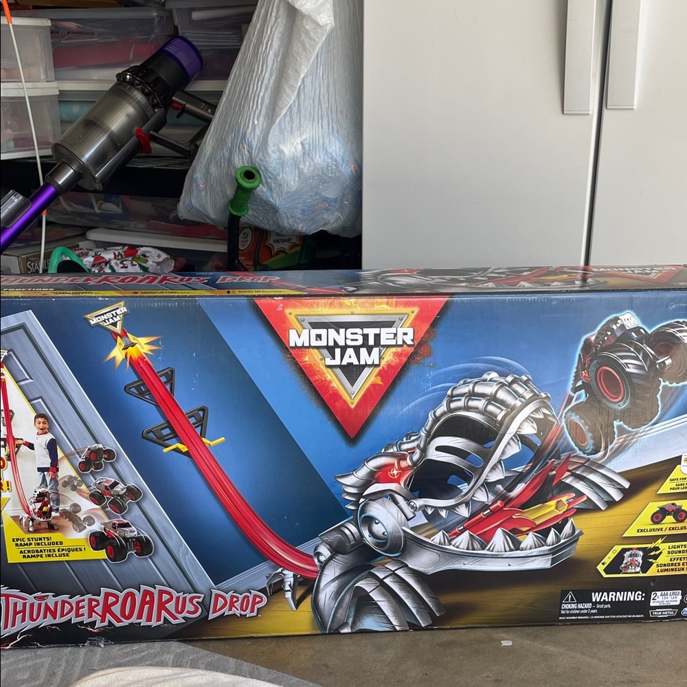 ThunderRoarus Drop Stunt Track - Red/Gray